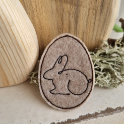 Stickdatei - Hase Line Art